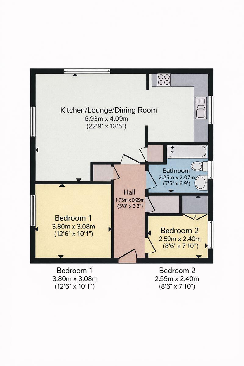 38 Aubries, Walkern, Stevenage, Hertfordshire SG2 7NJ floorplan