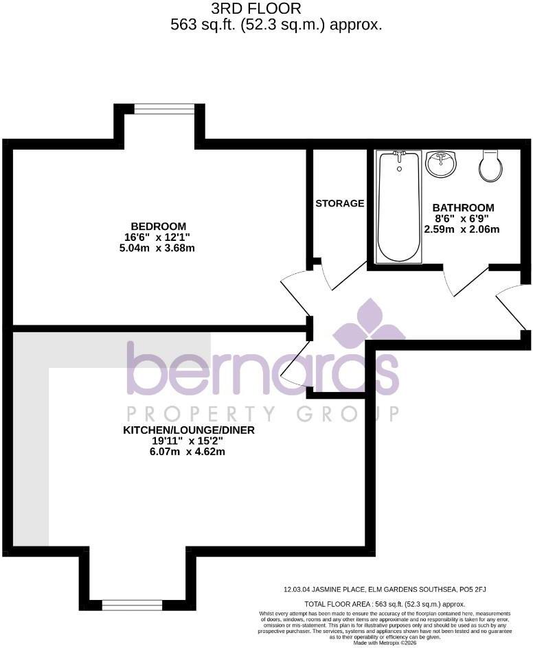 Jasmine Place, St Johns Square floorplan