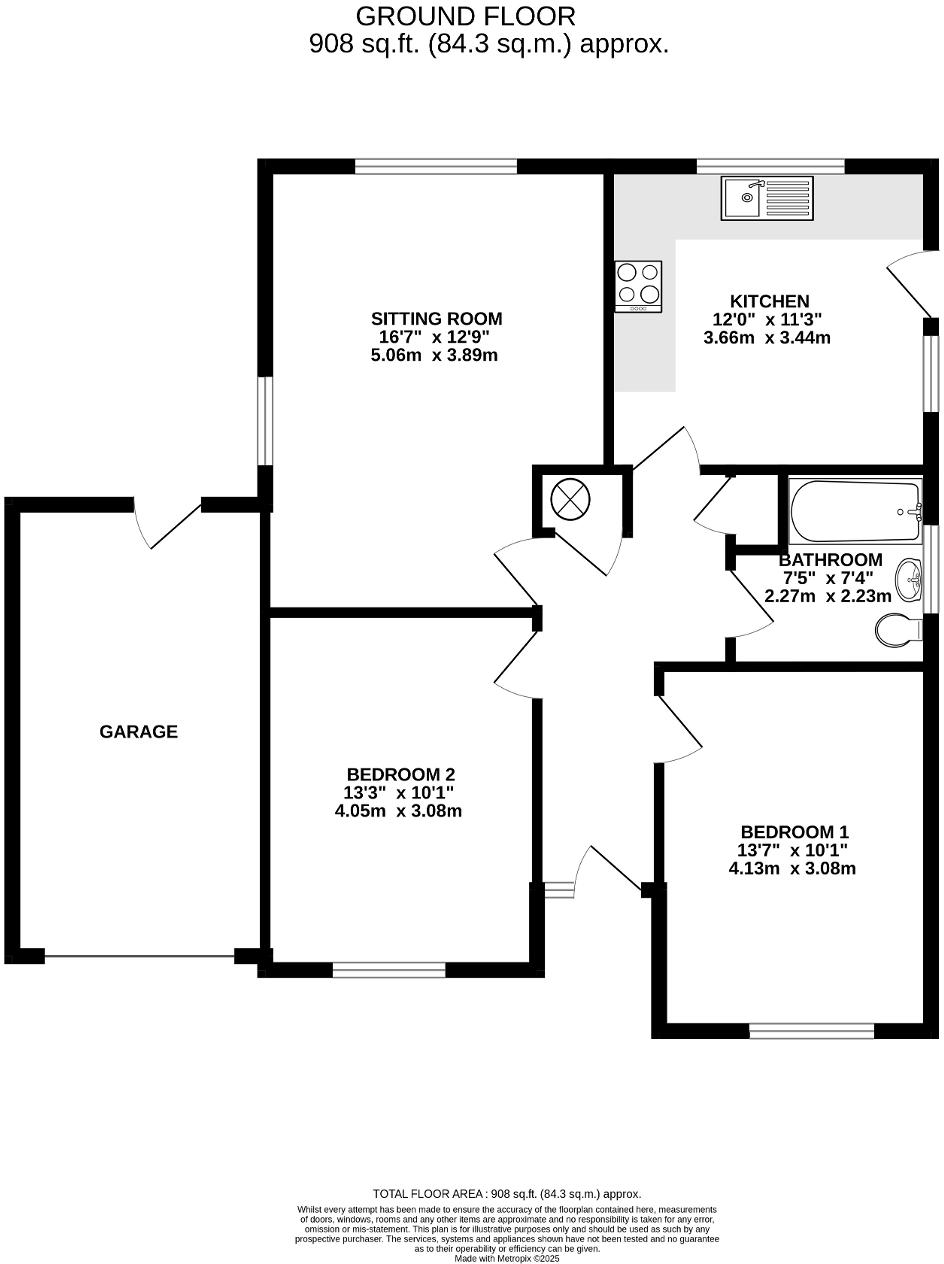 Downsview, Heathfield, East Sussex, TN21 8PF floorplan