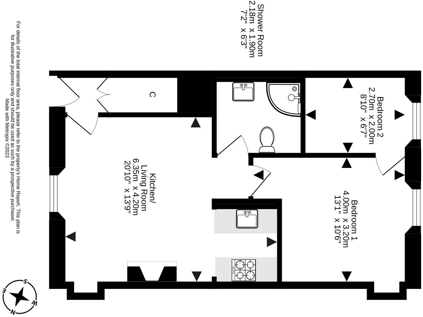 Rintoul Place, Stockbridge, Edinburgh, EH3 floorplan