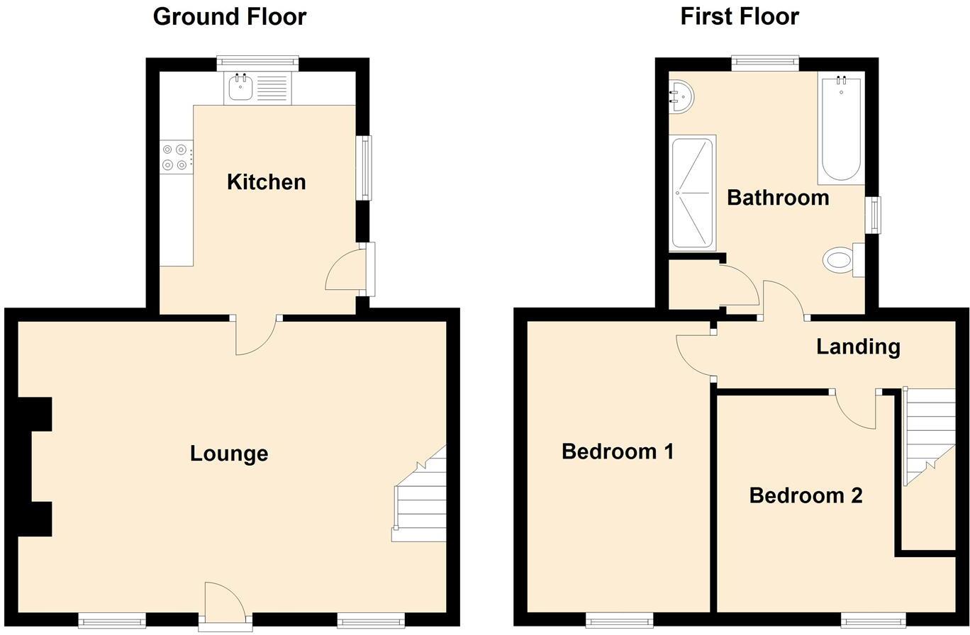 Frondeg, Dyffryn Ardudwy floorplan