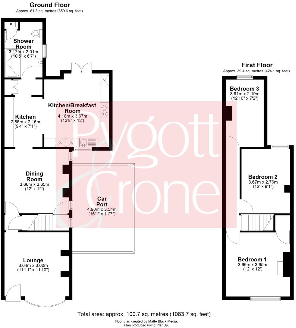 Ernest Villas Powell Street, Boston, Lincolnshire, PE21 floorplan