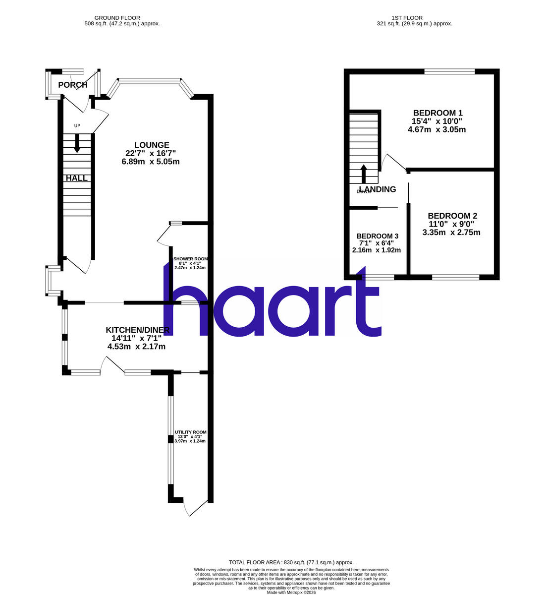 Harrow Crescent, Heaton Grange floorplan