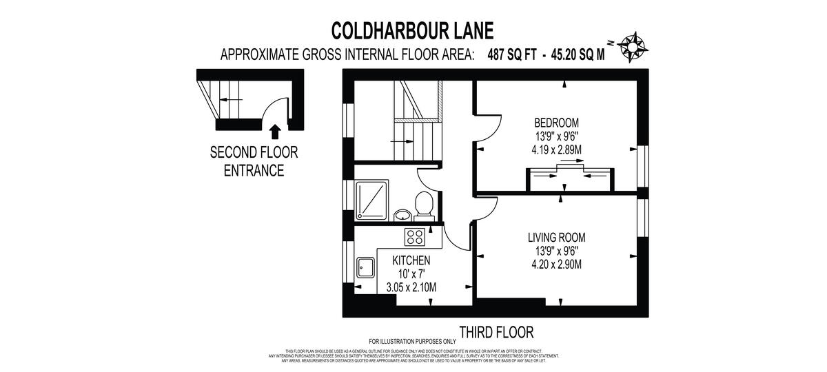 Coldharbour Lane, London floorplan