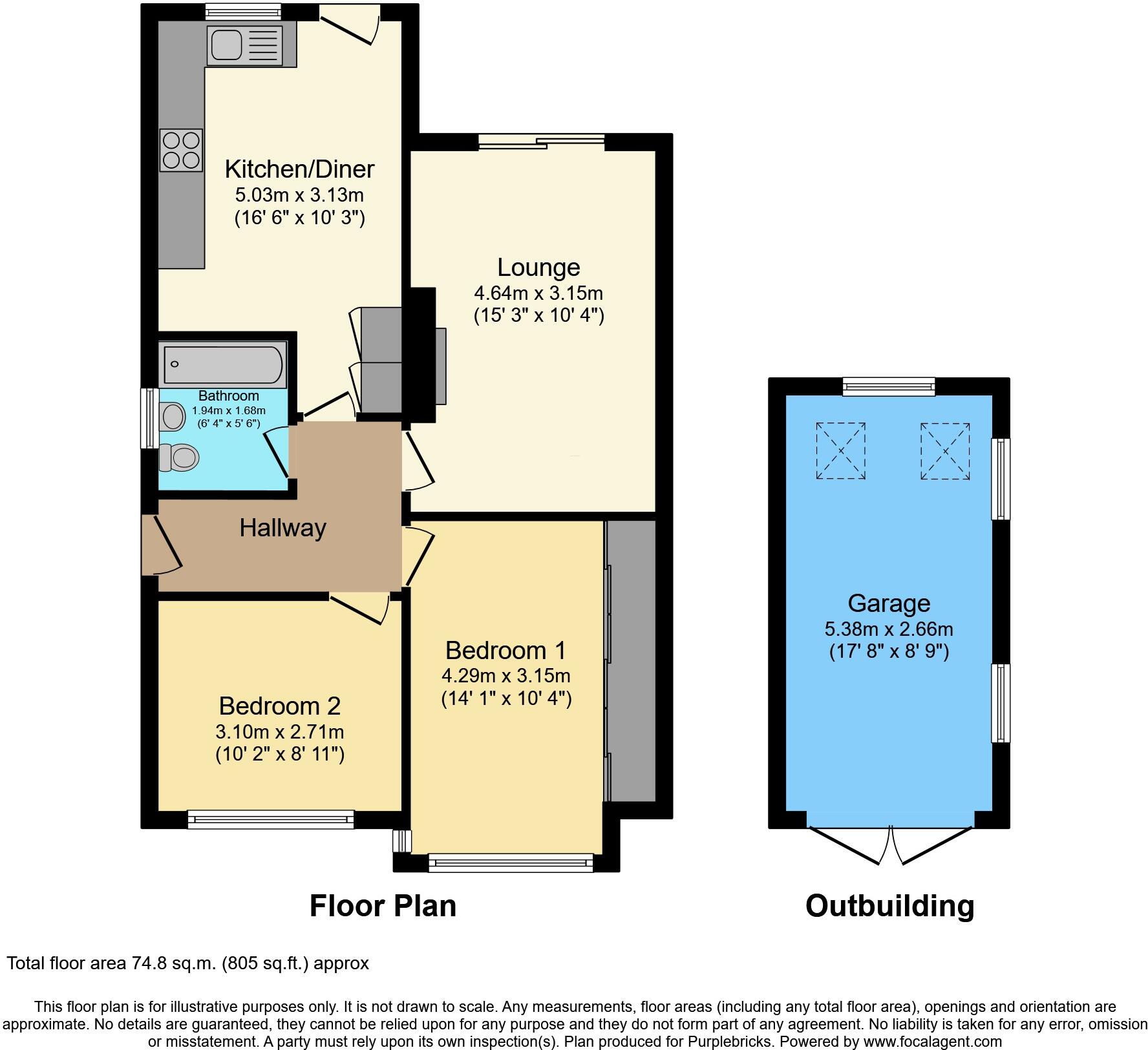 Glamis Road, Leyland, PR25 floorplan