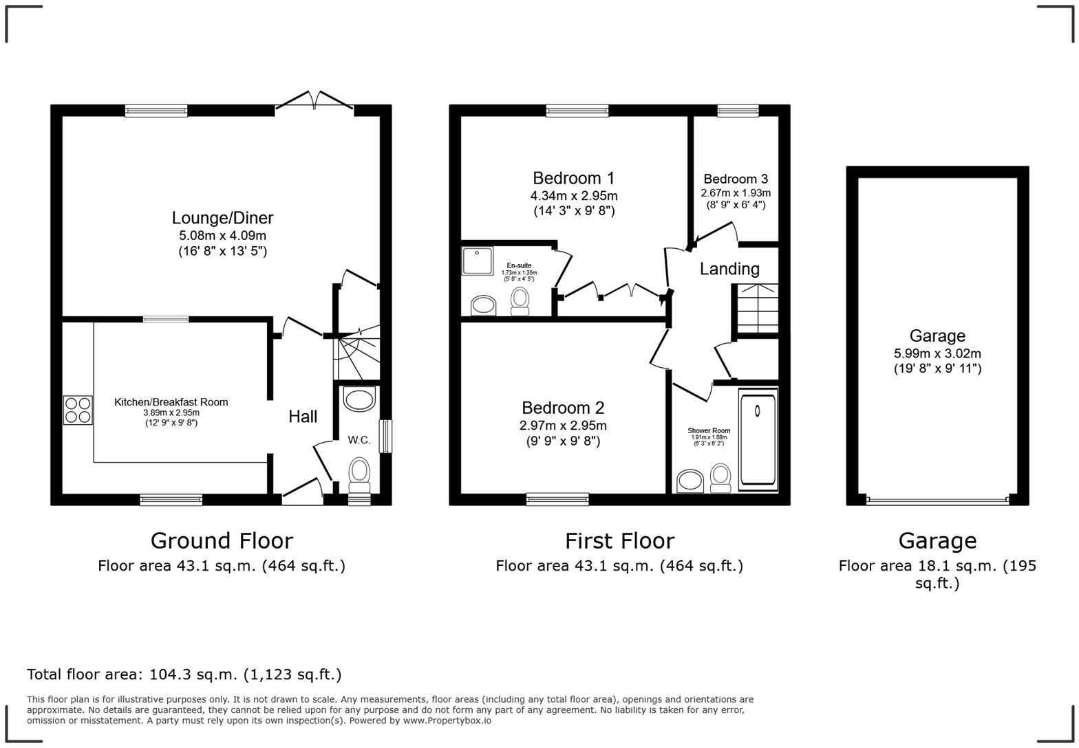 Goodwood Close, Bicester, Oxfordshire floorplan