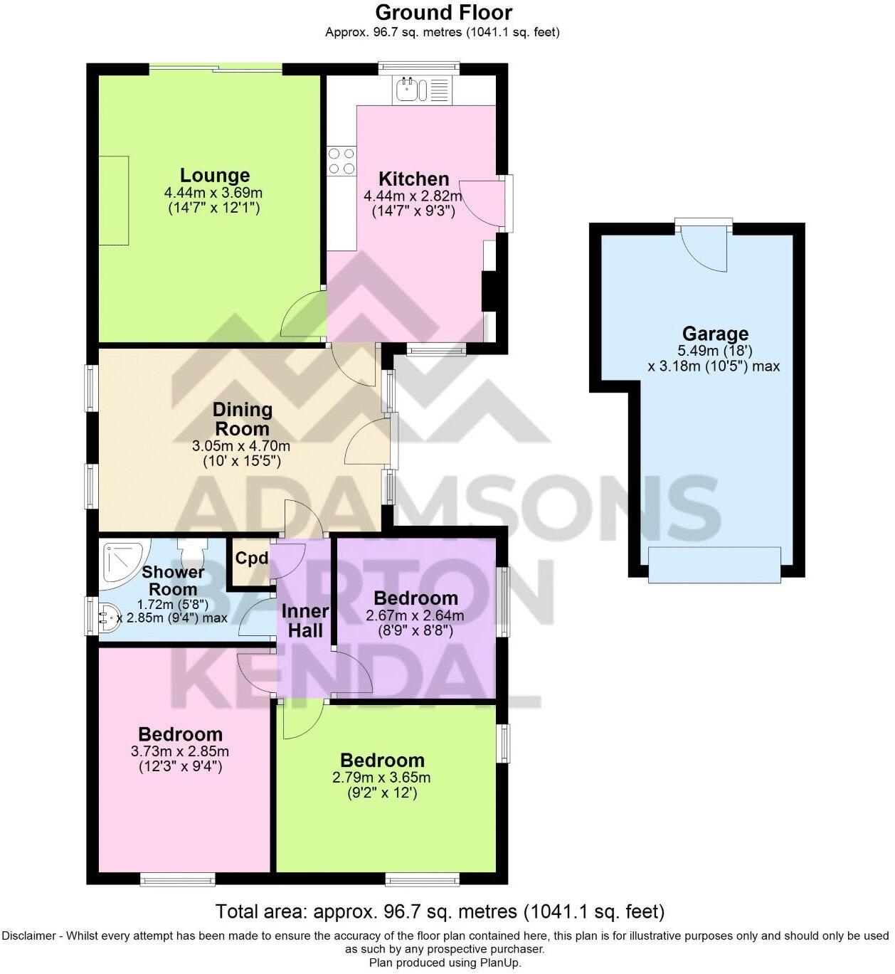 Partridge Close, Bamford, OL11 floorplan