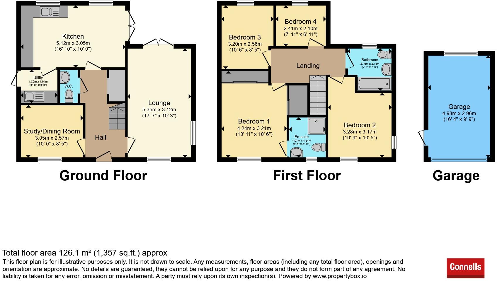 Anslow Road, Wellesbourne, Warwick floorplan