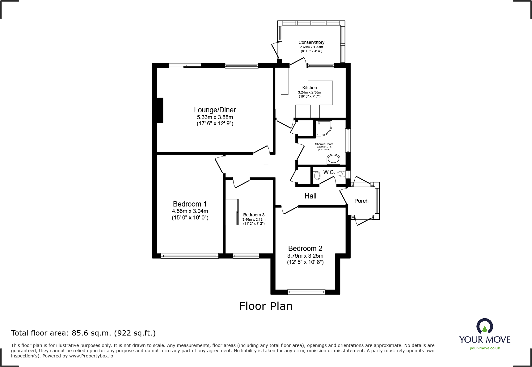 Sheerwater Crescent, Hastings, East Sussex, TN34 floorplan