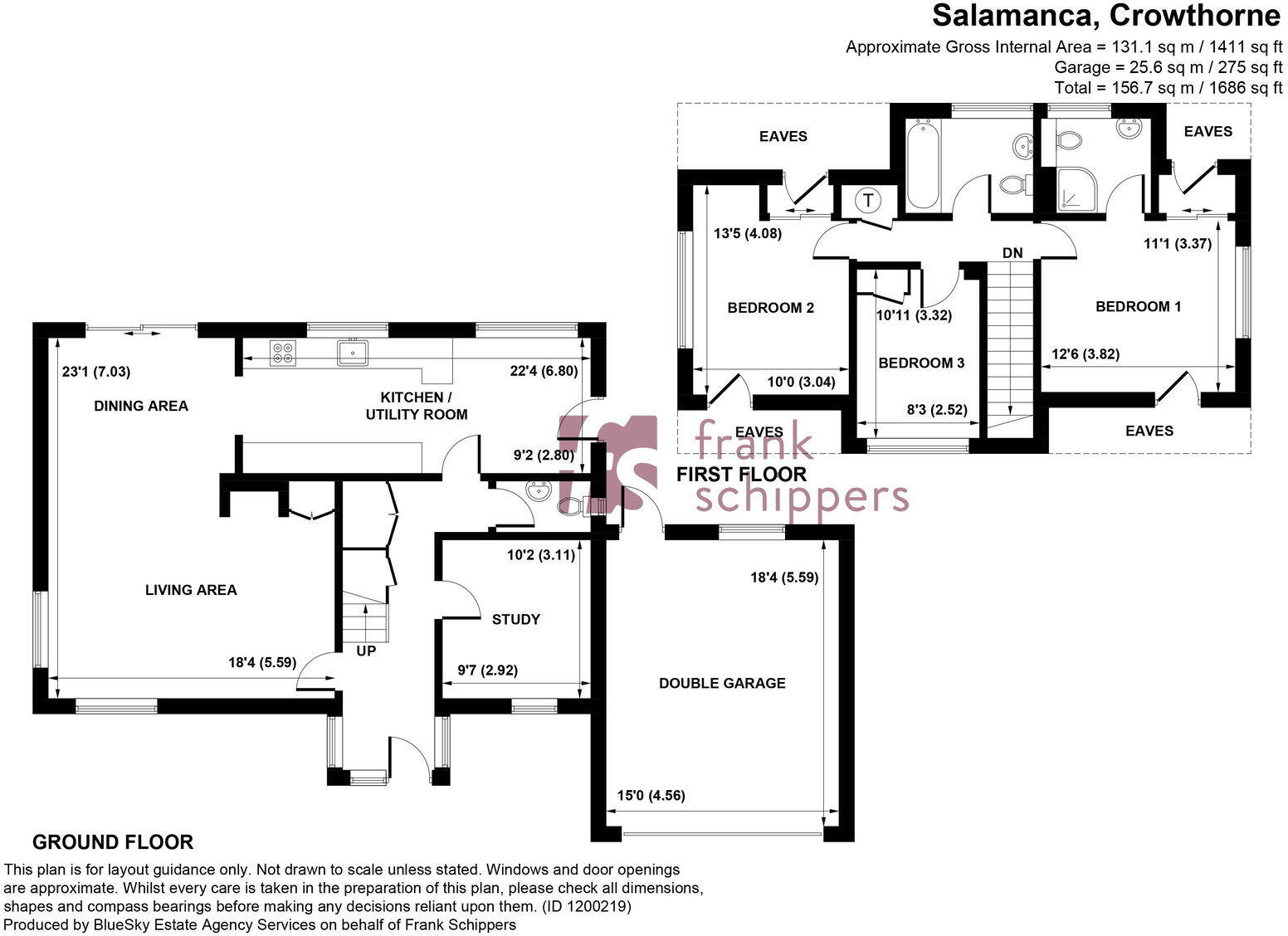 Salamanca, Crowthorne, Berkshire, RG45 6AP floorplan