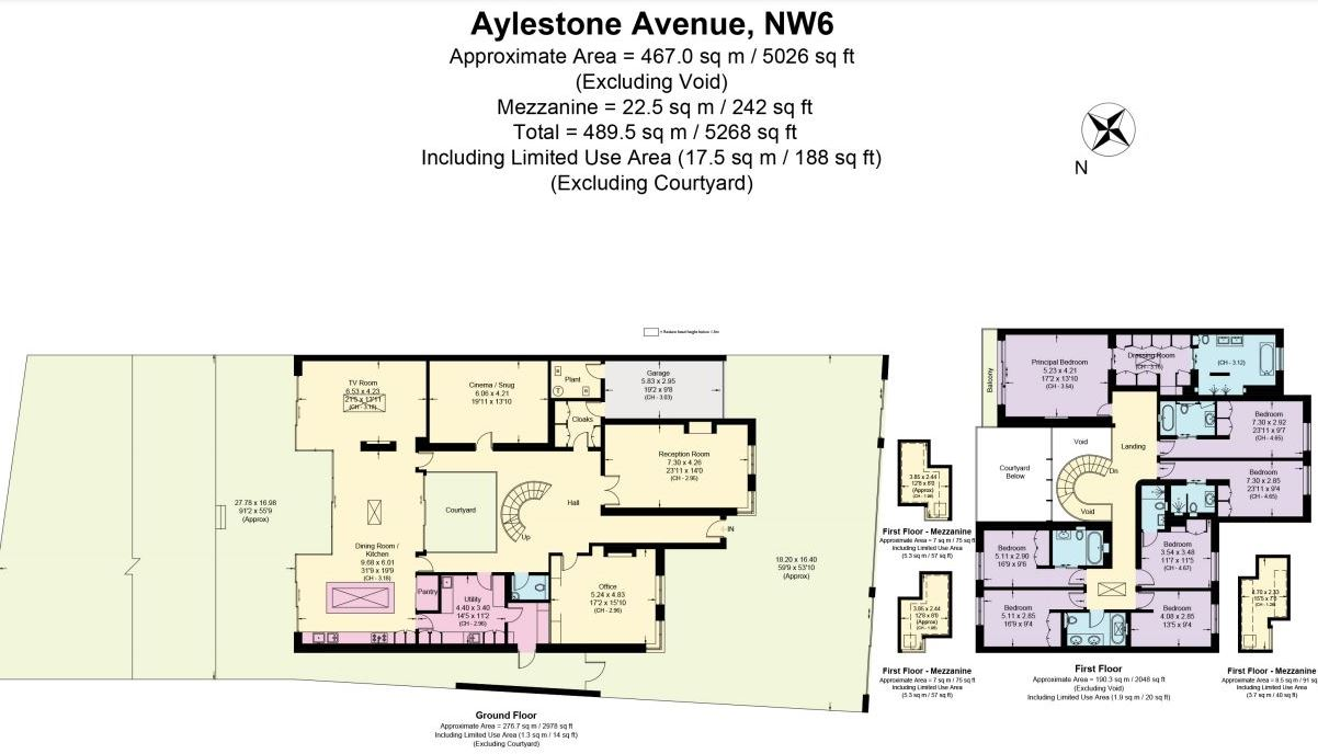 Aylestone Avenue, London, NW6 floorplan