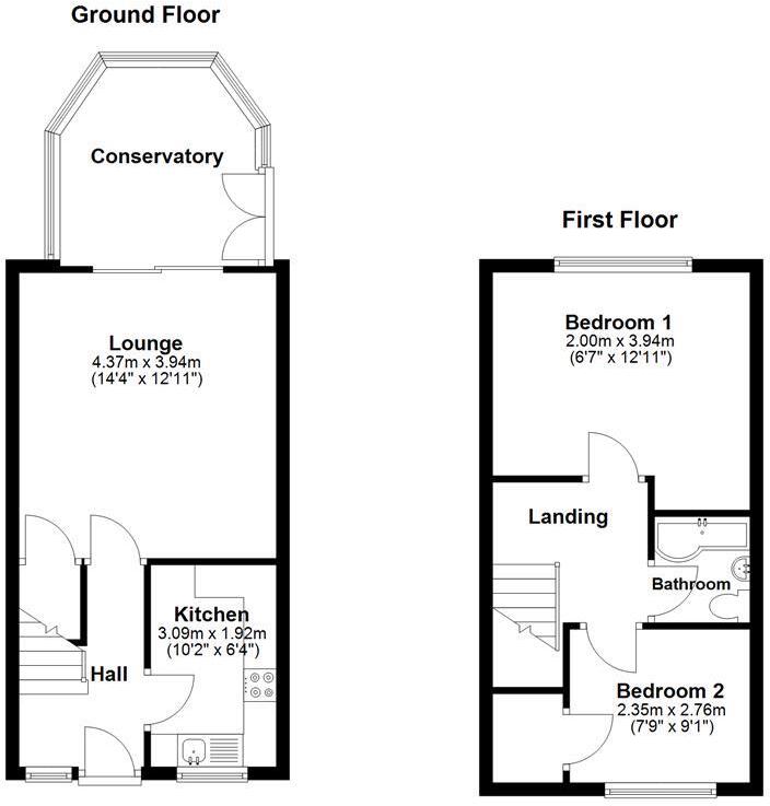 30, Dalesview Crescent, Heysham, Lancashire, LA3 2 floorplan