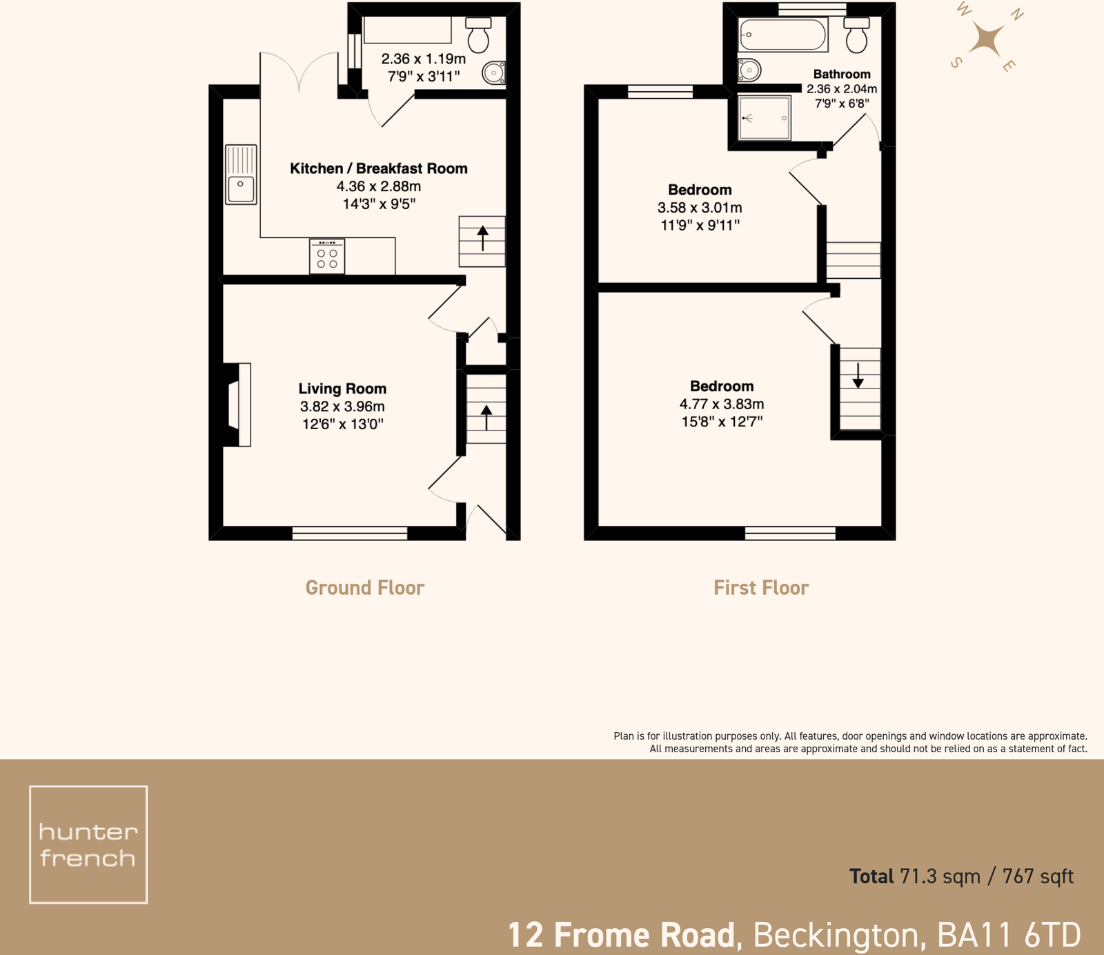 Frome Road, Beckington, BA11 6TD floorplan