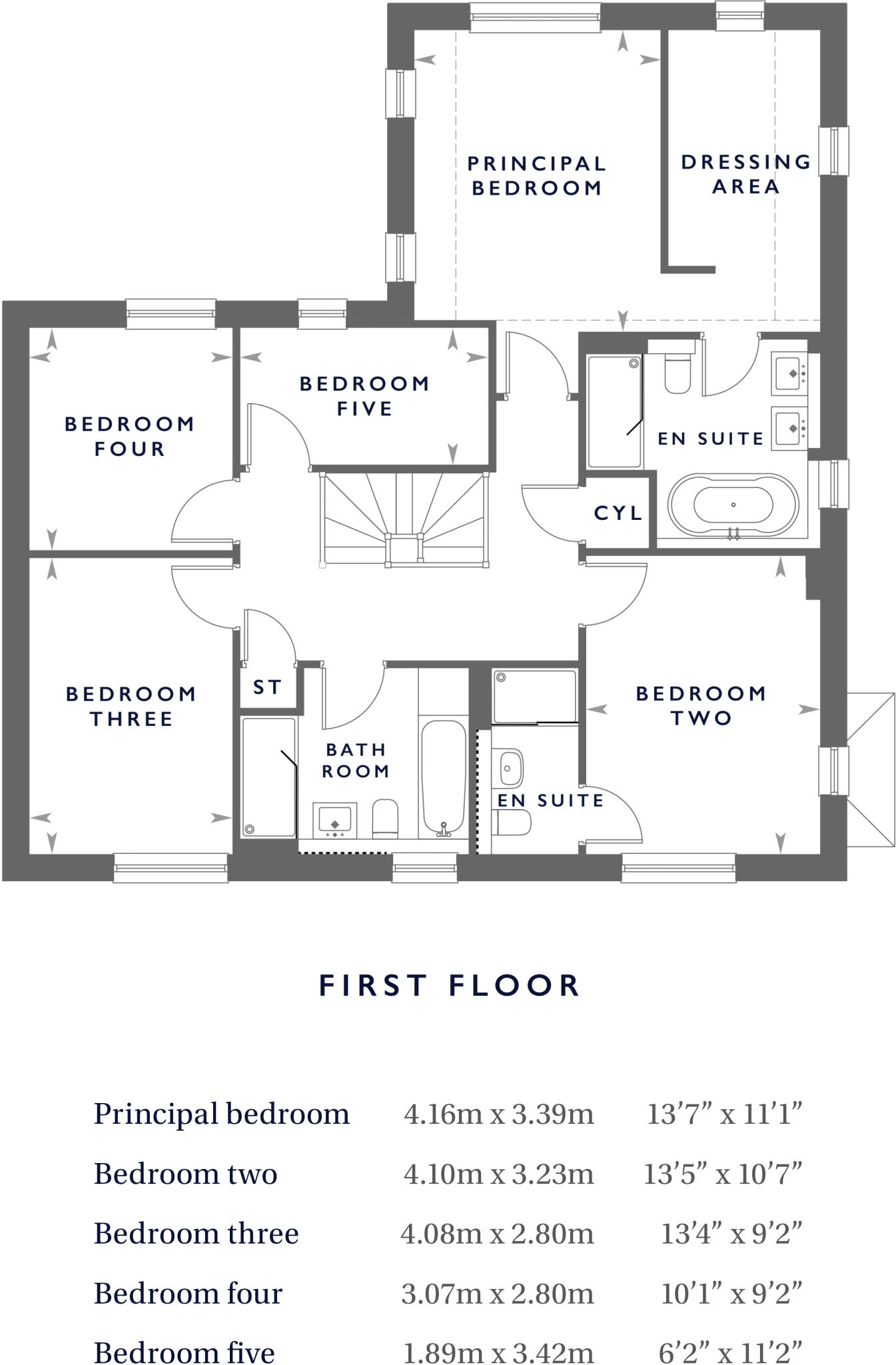 Hayfield Heights, Gotherington, Cheltenham, Gloucestershire, GL52 floorplan