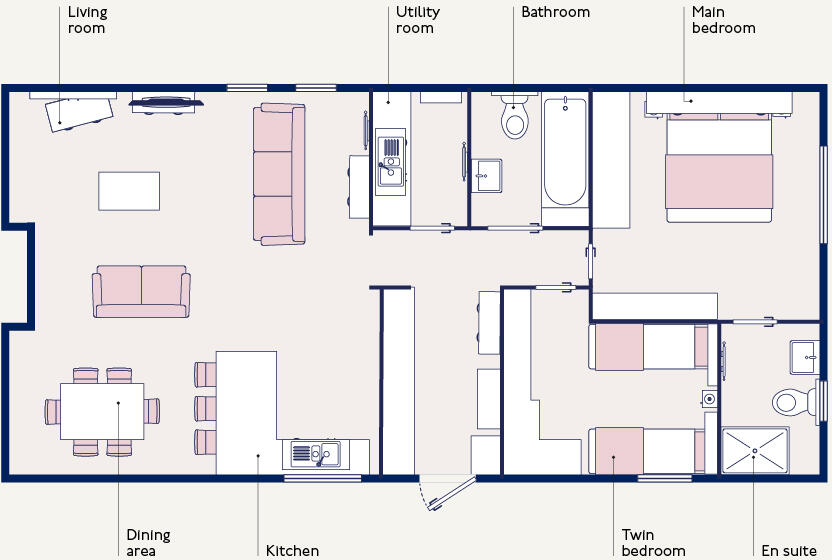 Azure Seas Holiday Park, The Street, Lowestoft, Suffolk, NR32 floorplan