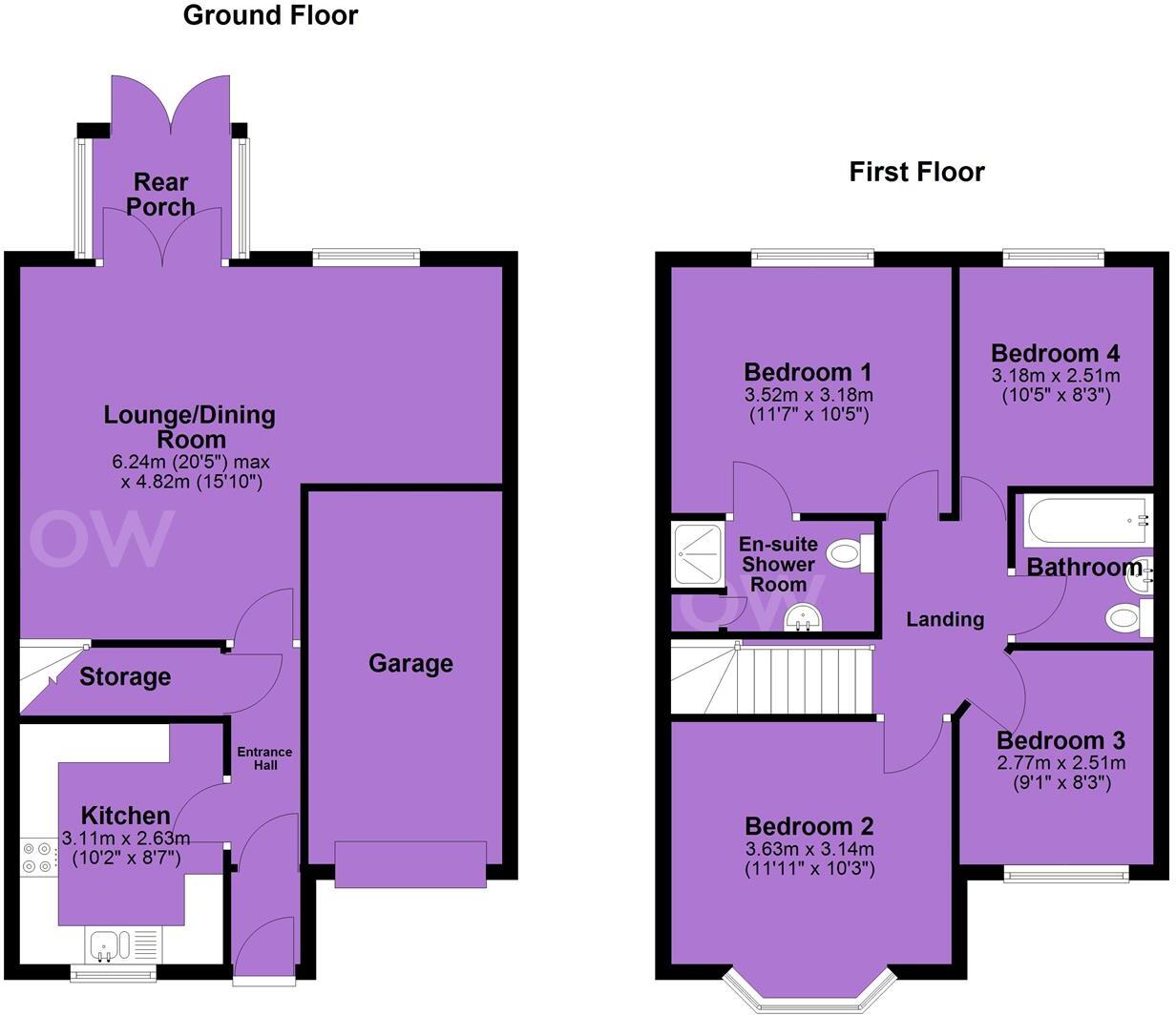 Turn Moss Road, Stretford floorplan