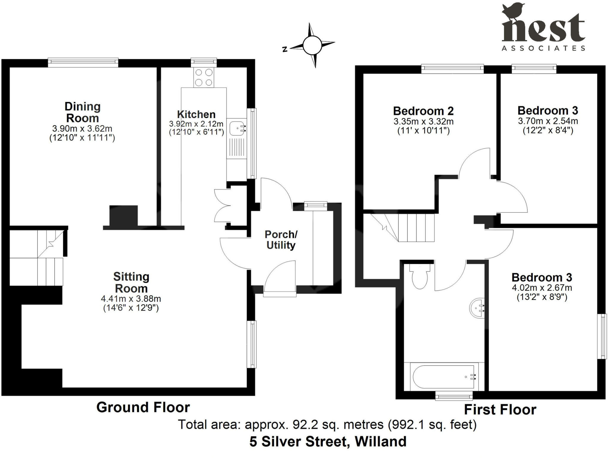Silver Street, Willand, Cullompton, Devon, EX15 2RG floorplan