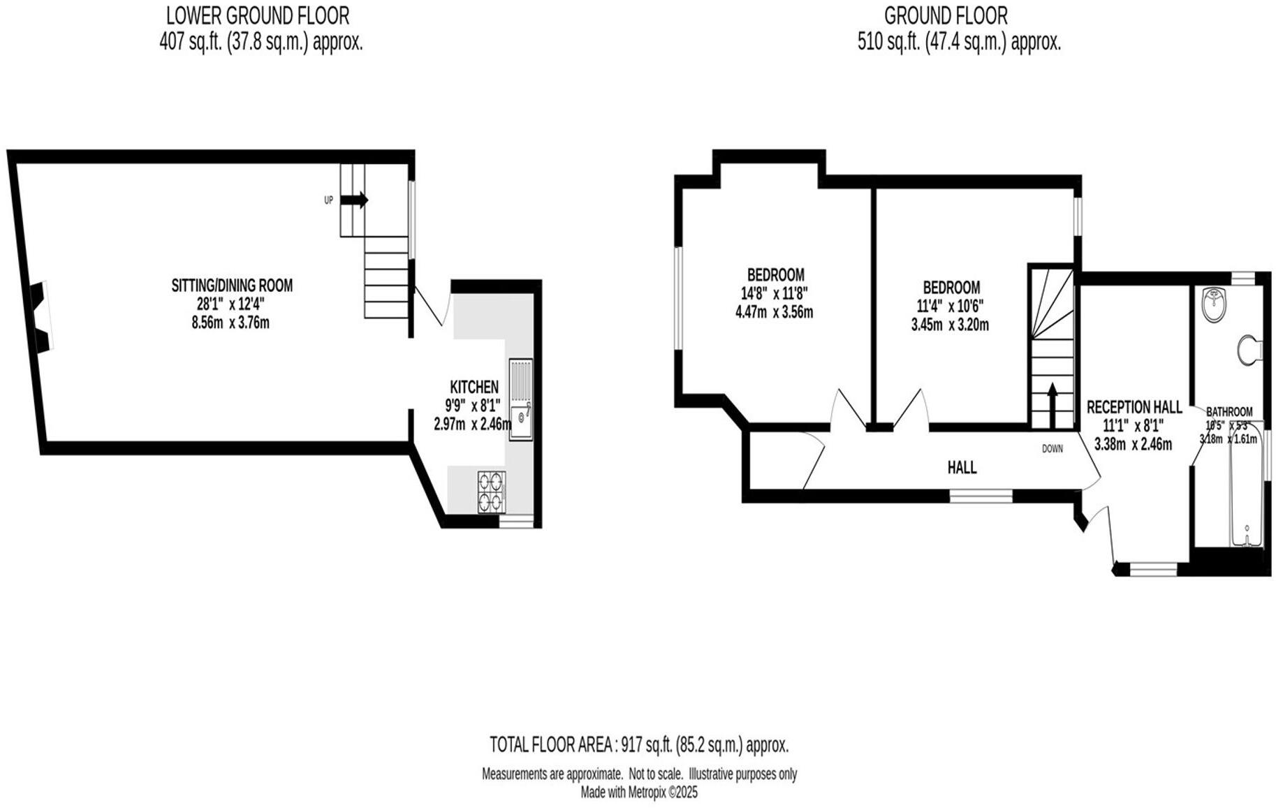 2 Station Road, Furness Vale, SK23 floorplan
