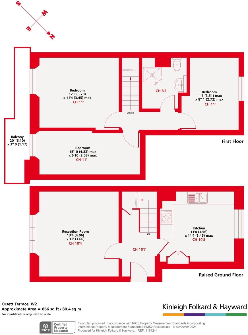 Orsett Terrace, Bayswater, London, W2 floorplan