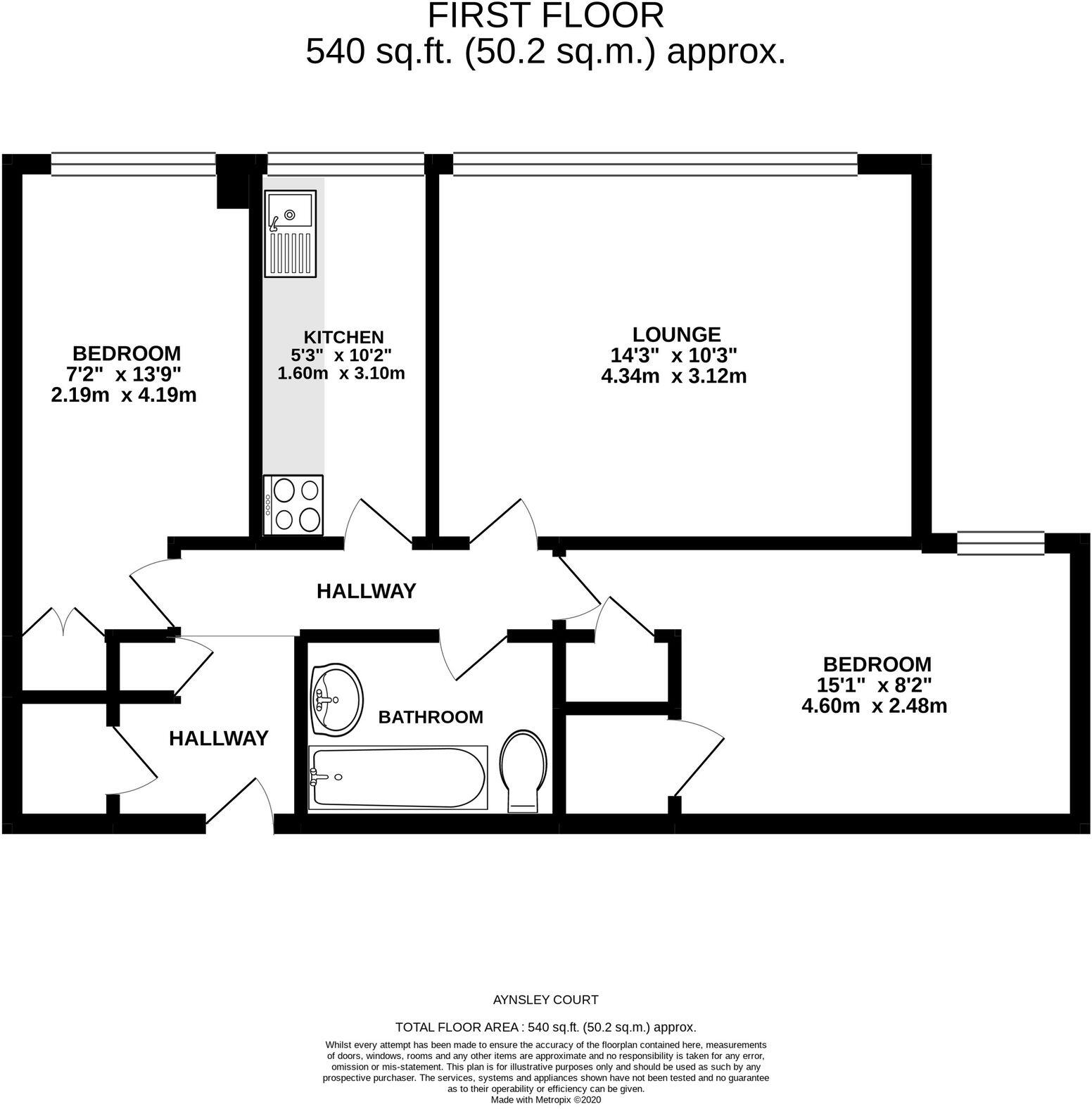 Wilbury Avenue, Hove, BN3 floorplan