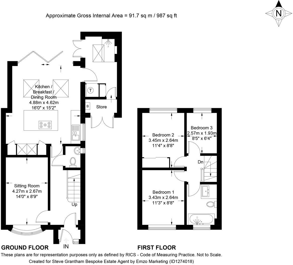 Mundays Row, Horndean floorplan