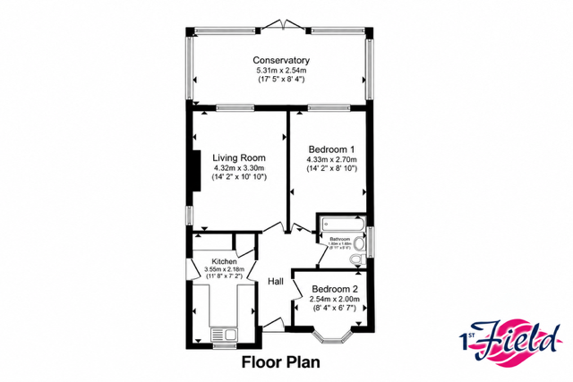Horse Shoe Close, Wales  floorplan