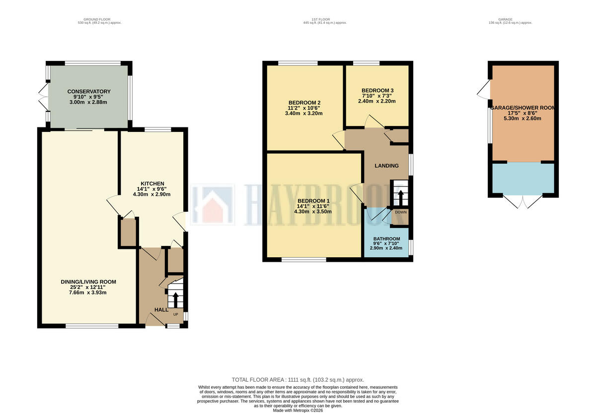 Bower Lane, Sheffield floorplan