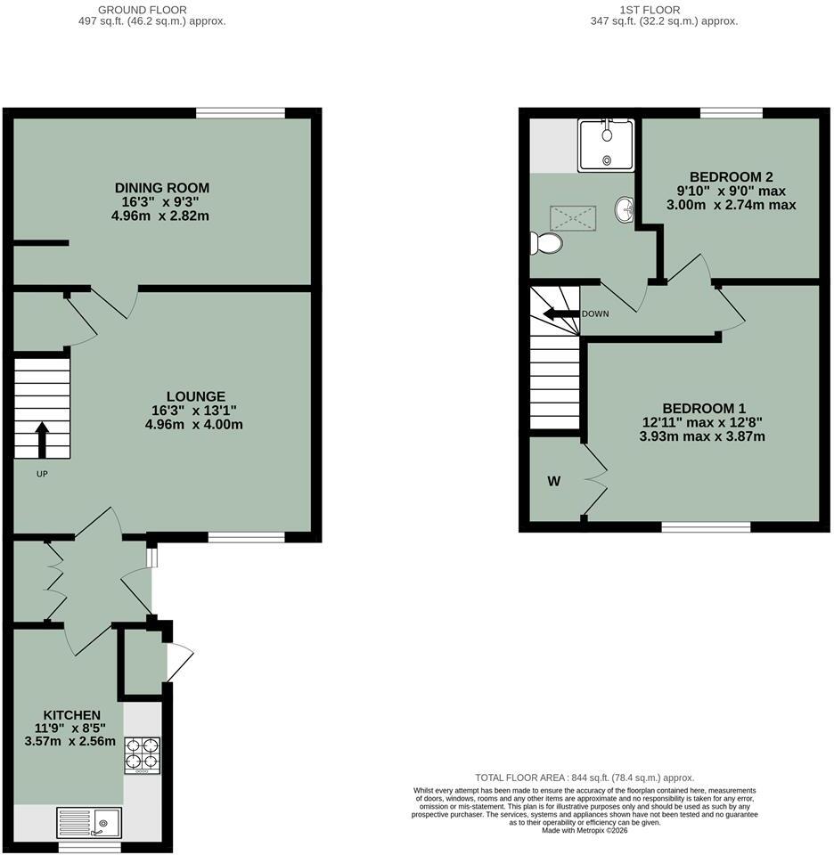 The Mint, Wallingford floorplan