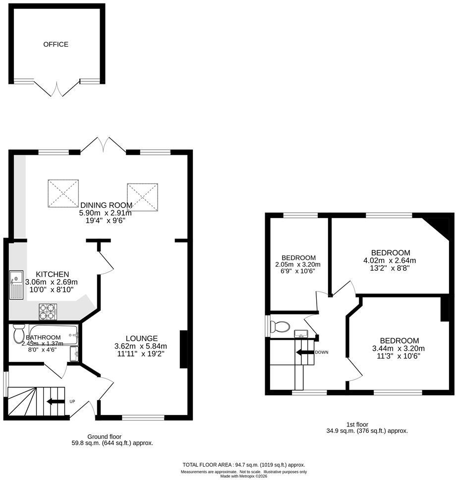 Cooper Road, Croydon floorplan