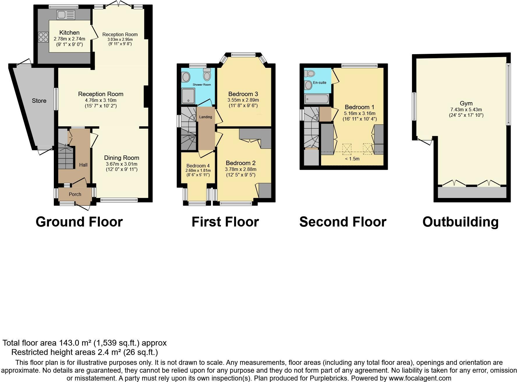 Garth Close, Morden, SM4 floorplan