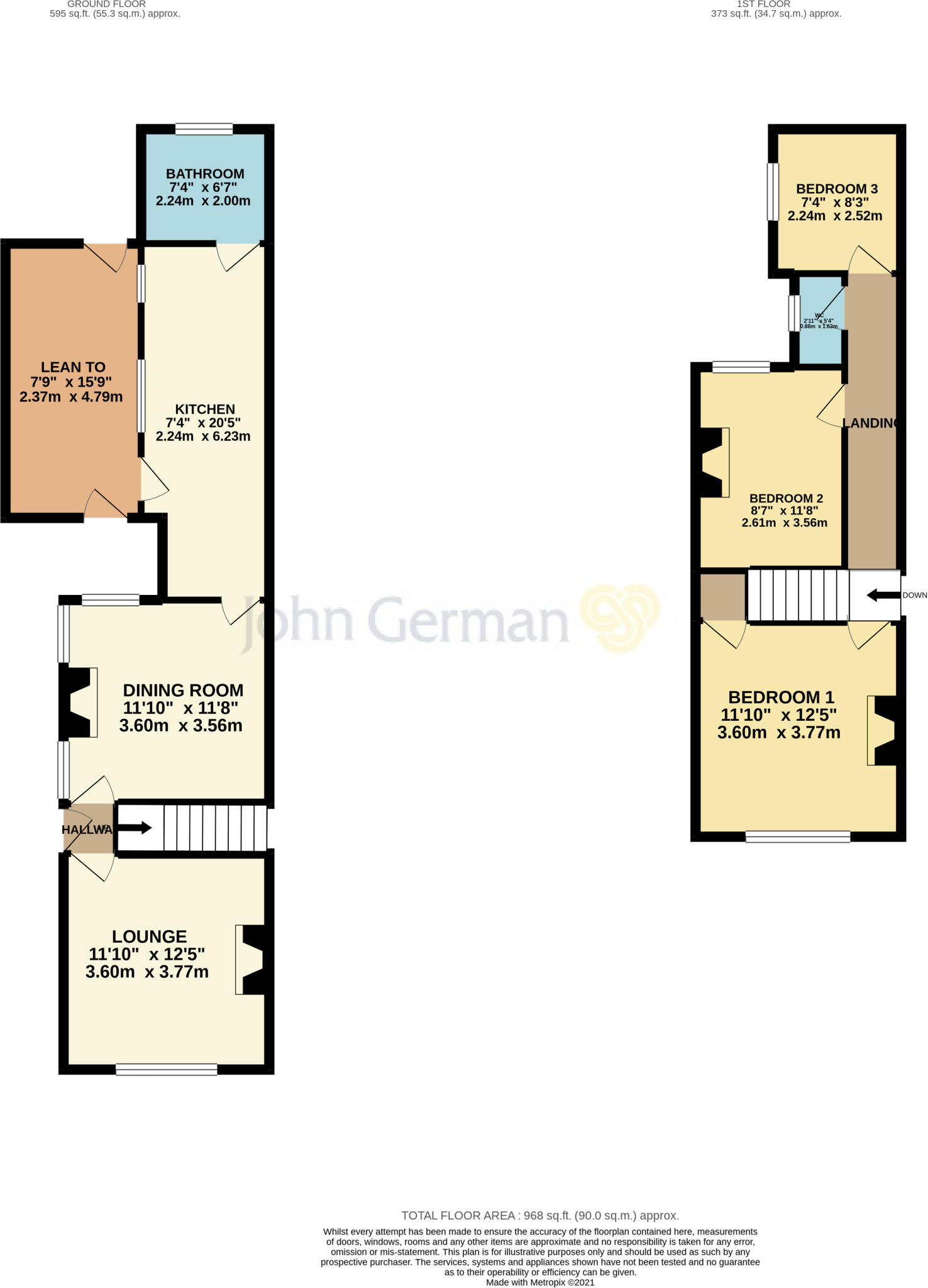 Burton Road, Woodville, Swadlincote floorplan