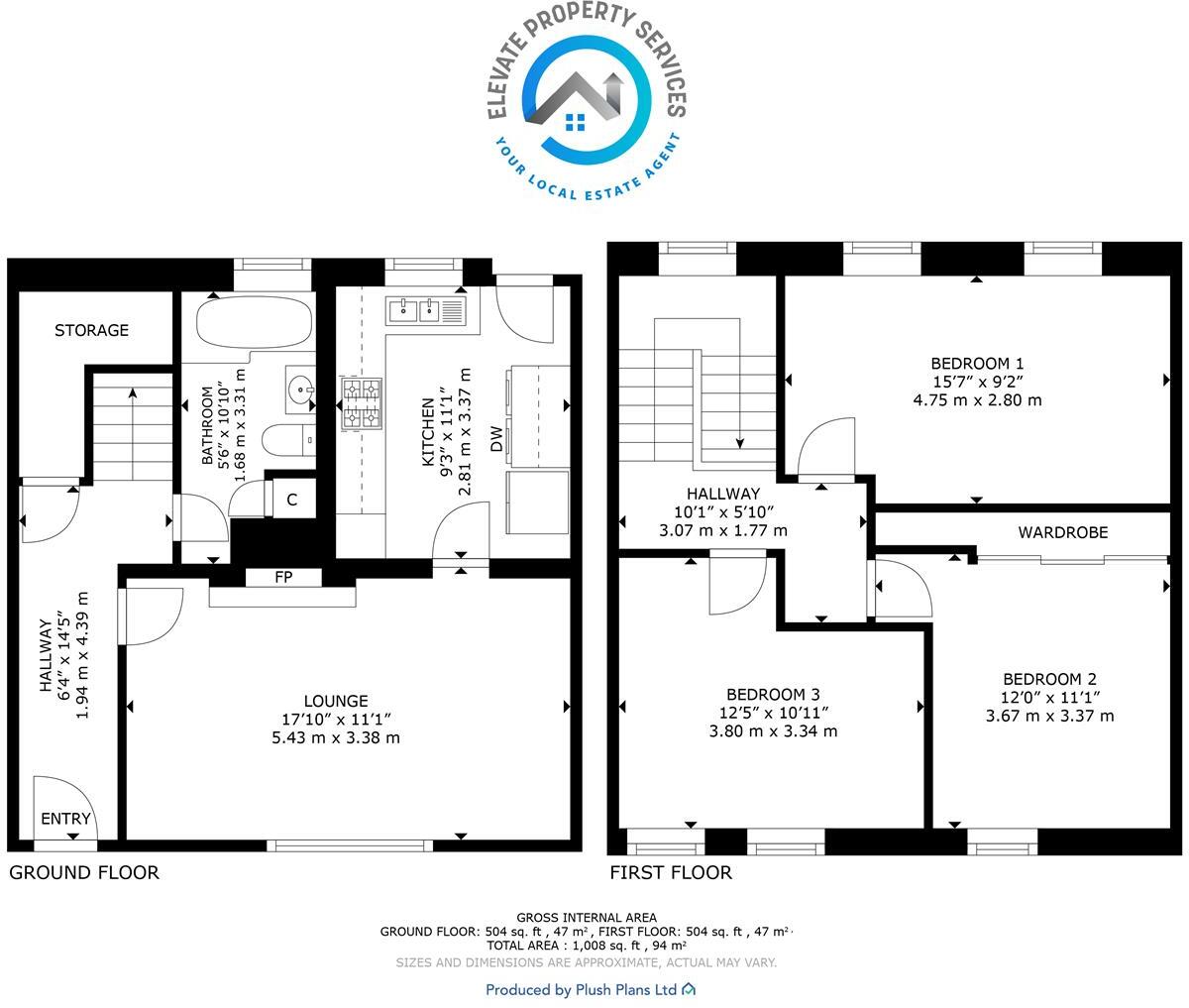 Gilmour Avenue, Hardgate, Clydebank floorplan