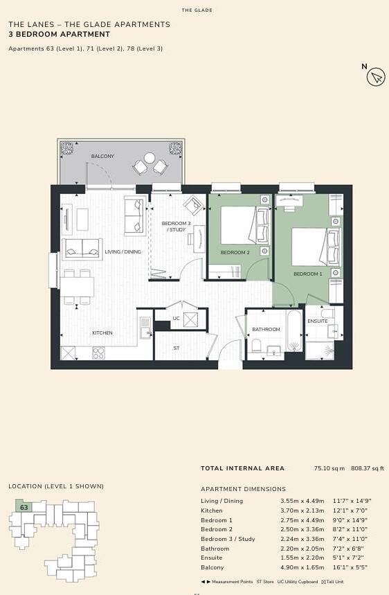 The Lanes, Tooting, SW17 floorplan
