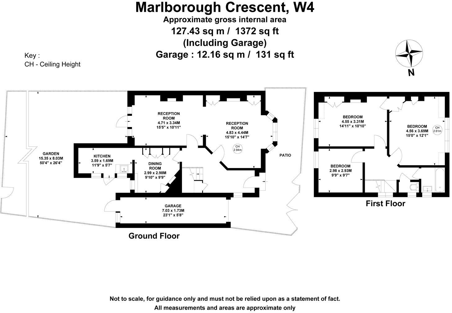 Marlborough Crescent, London, W4 floorplan