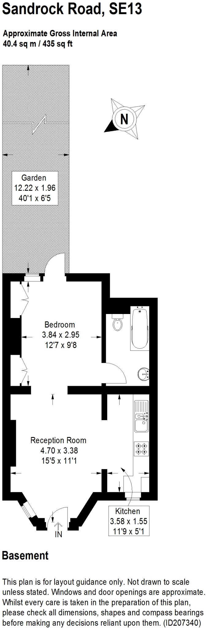 Sandrock Road, Lewisham, SE13  floorplan