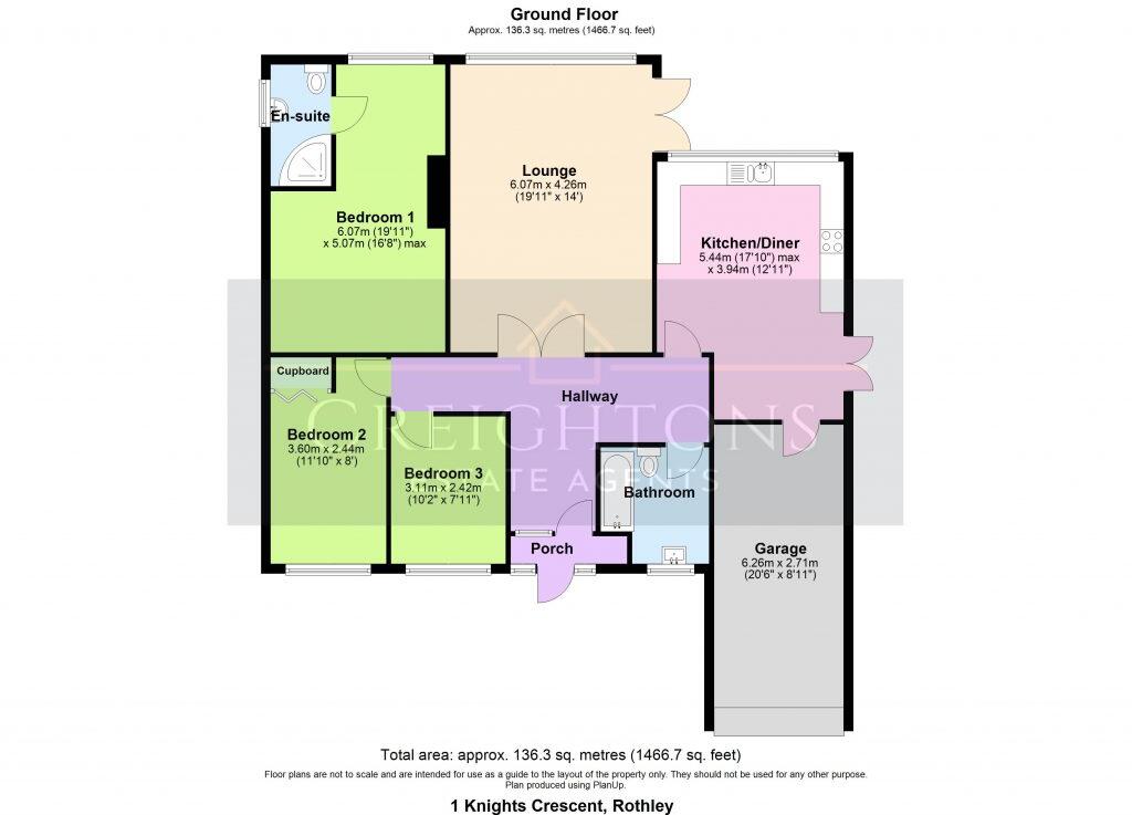 Knights Crescent, Rothley floorplan