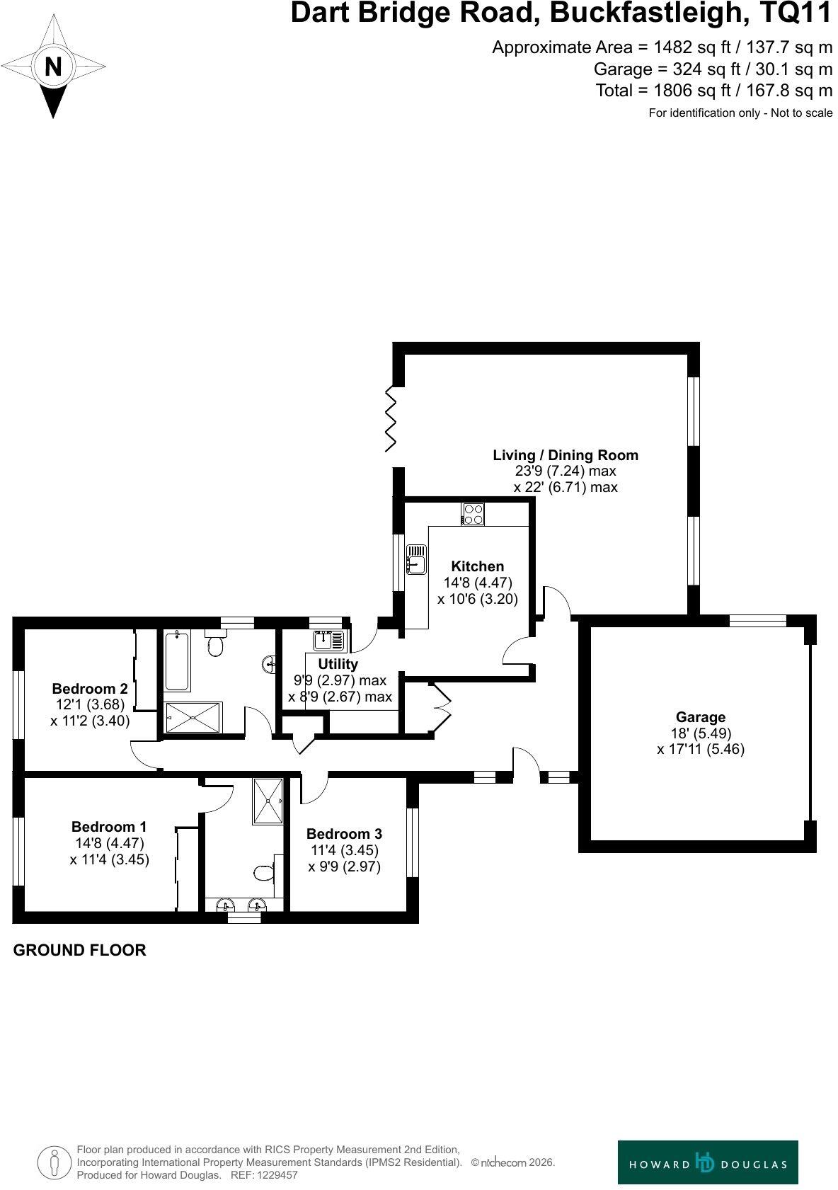 Dart Bridge Road, Buckfastleigh floorplan
