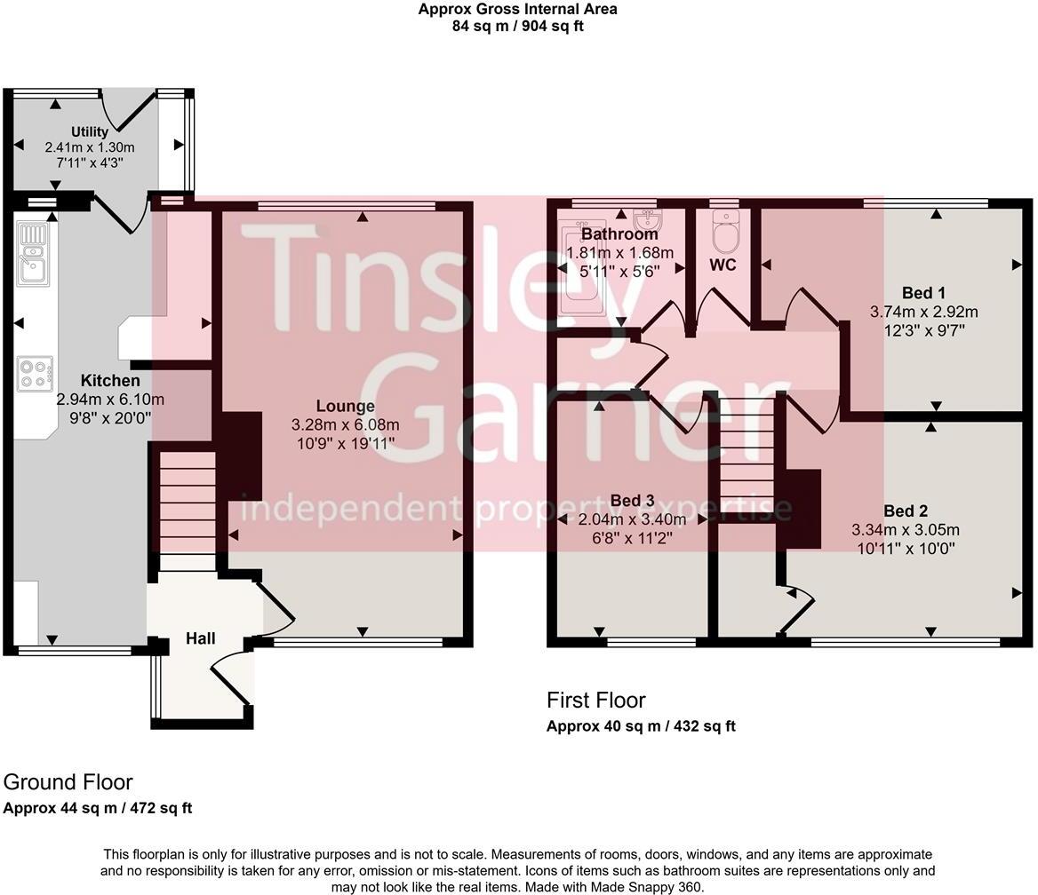 Priory Road, Stone floorplan