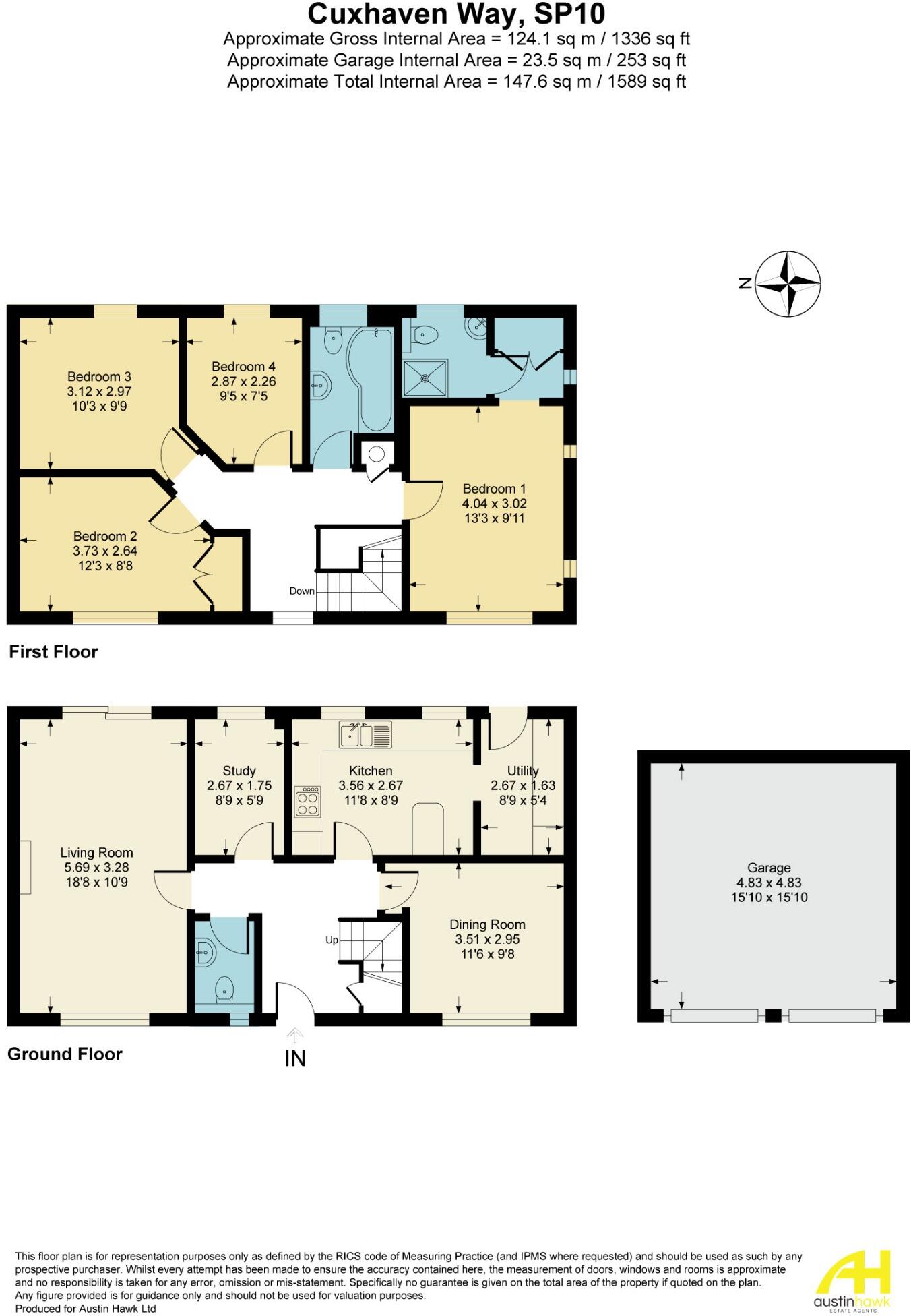 Cuxhaven Way, Andover. SP10 4LN floorplan