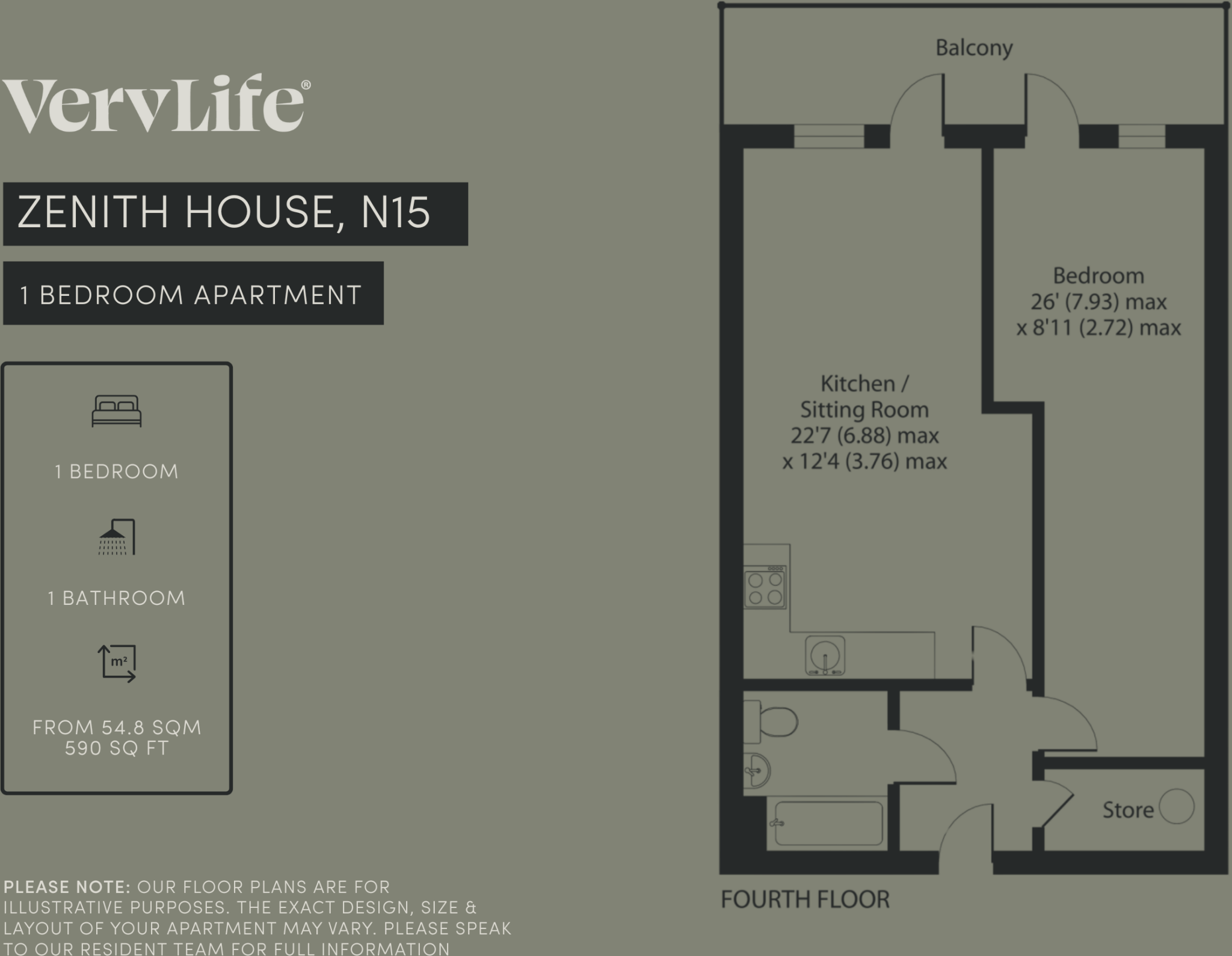 Zenith House, Lawrence Road, Tottenham, Haringey, London floorplan