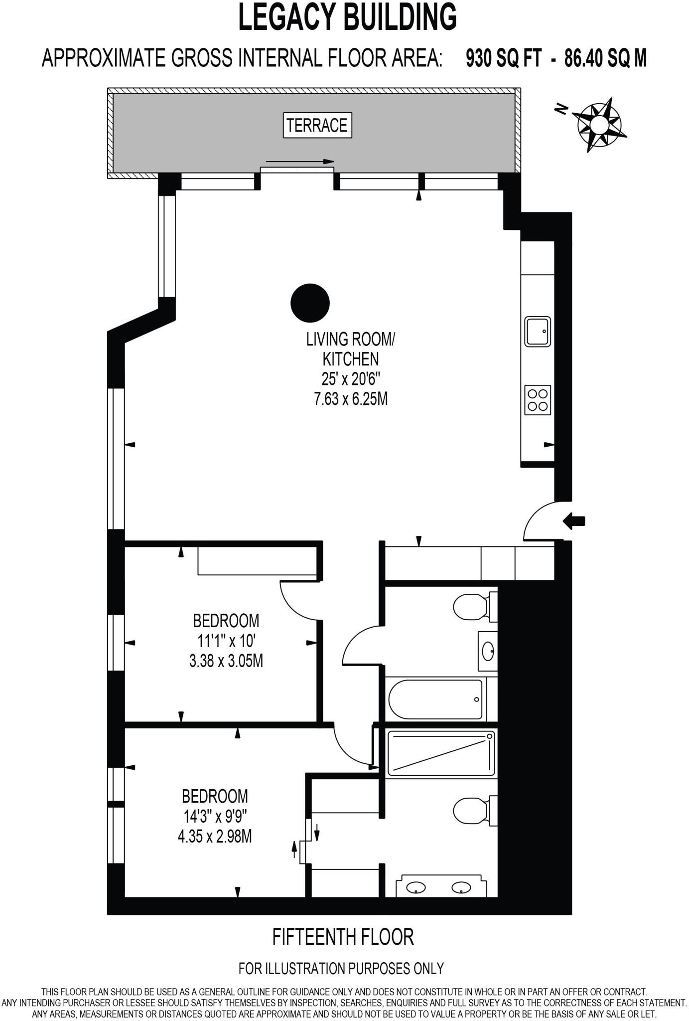 Legacy Building, Embassy Gardens, London, SW11 floorplan