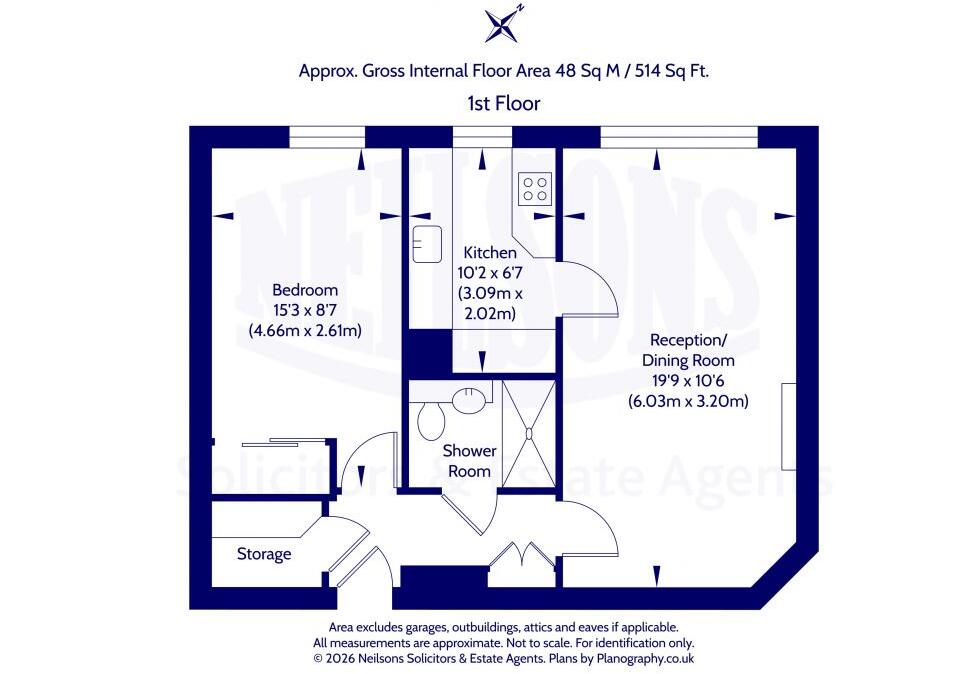 Flat 38 Claycot Park, 1 Ladywell Avenue, Edinburgh, EH12 7LG floorplan
