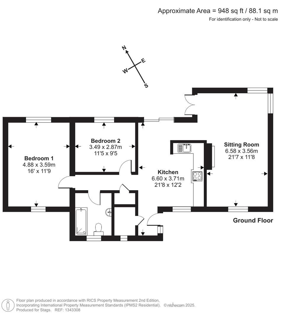 Dunmere, Bodmin floorplan