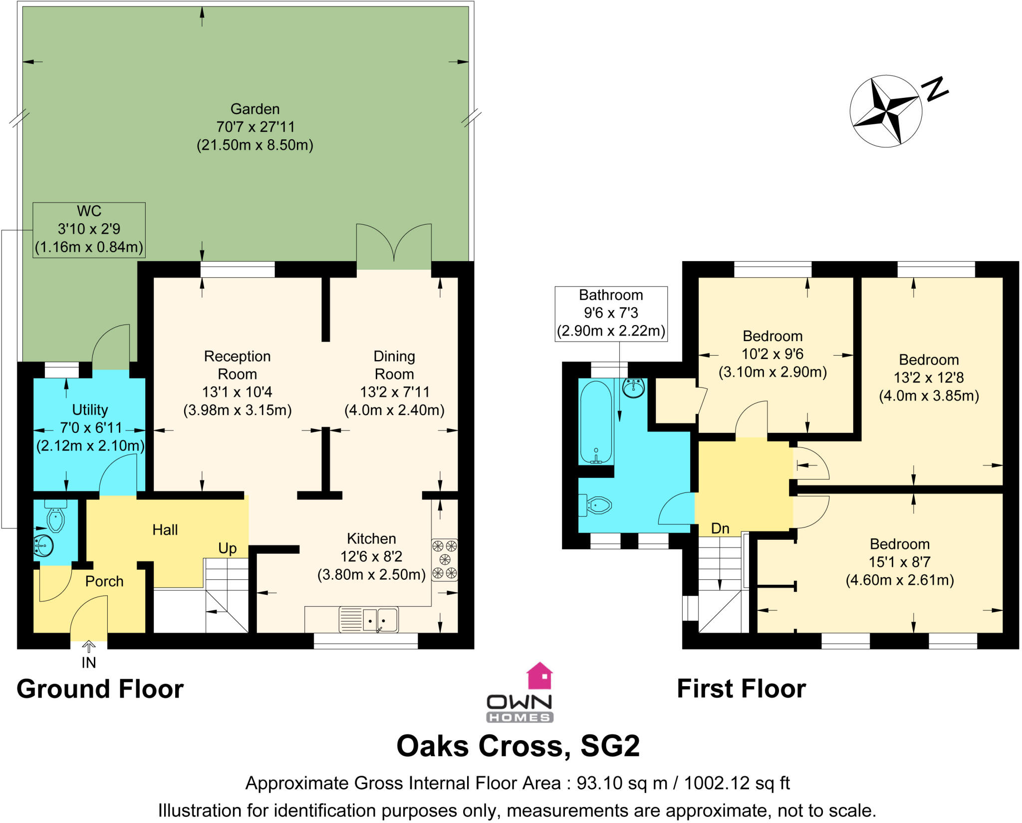 Oaks Cross, Stevenage, Hertfordshire floorplan