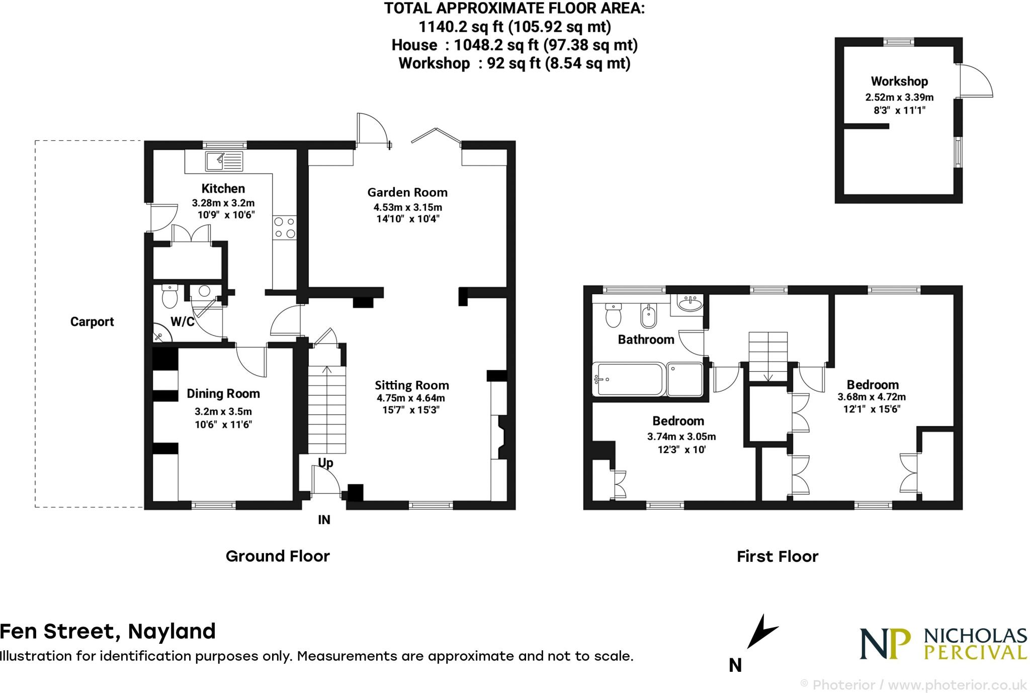 7, Fen Street, Nayland, Colchester floorplan
