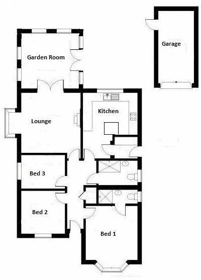 18 Mill Close, Roughton Moor, Woodhall Spa floorplan