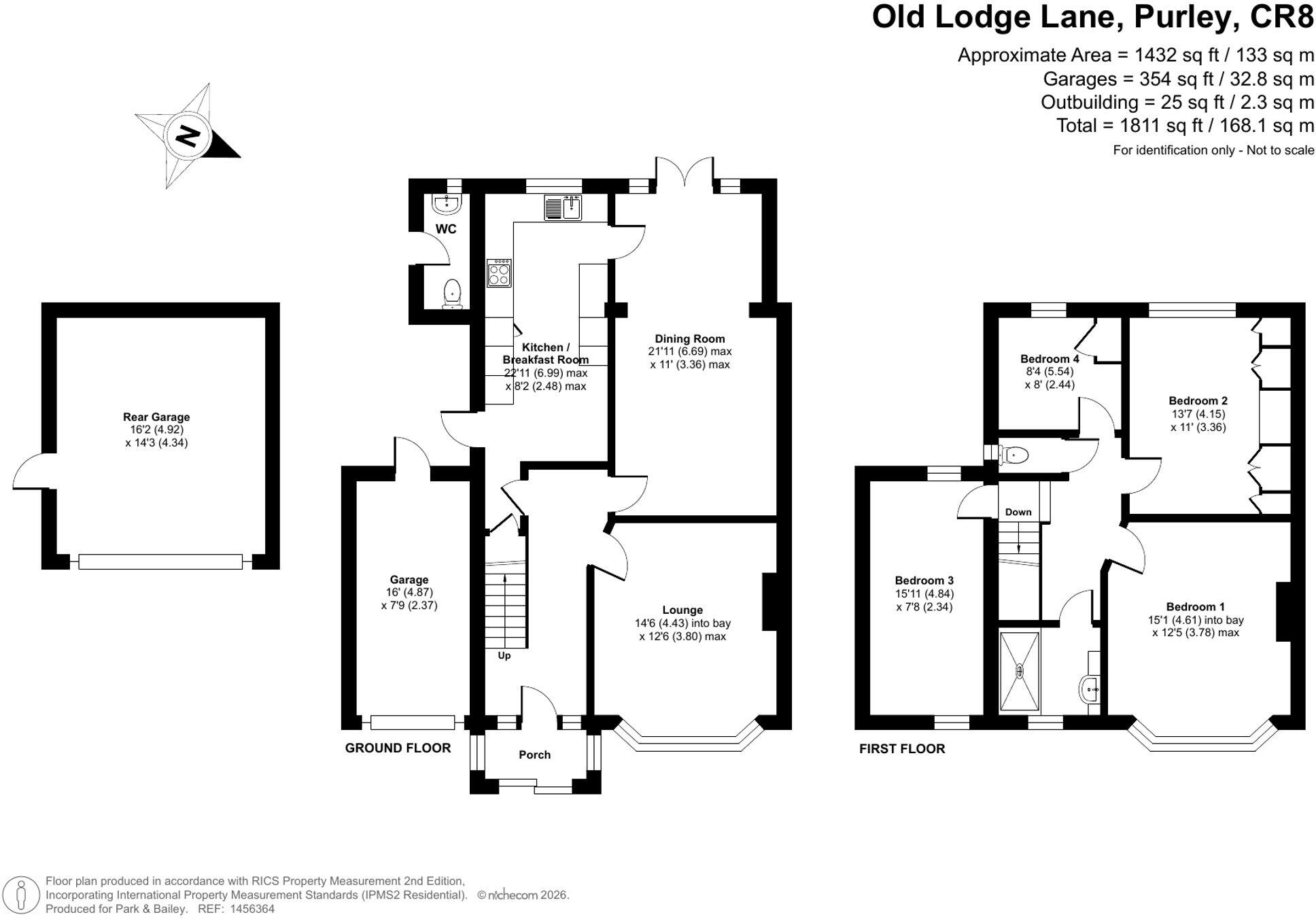 Old Lodge Lane, Purley, CR8 floorplan