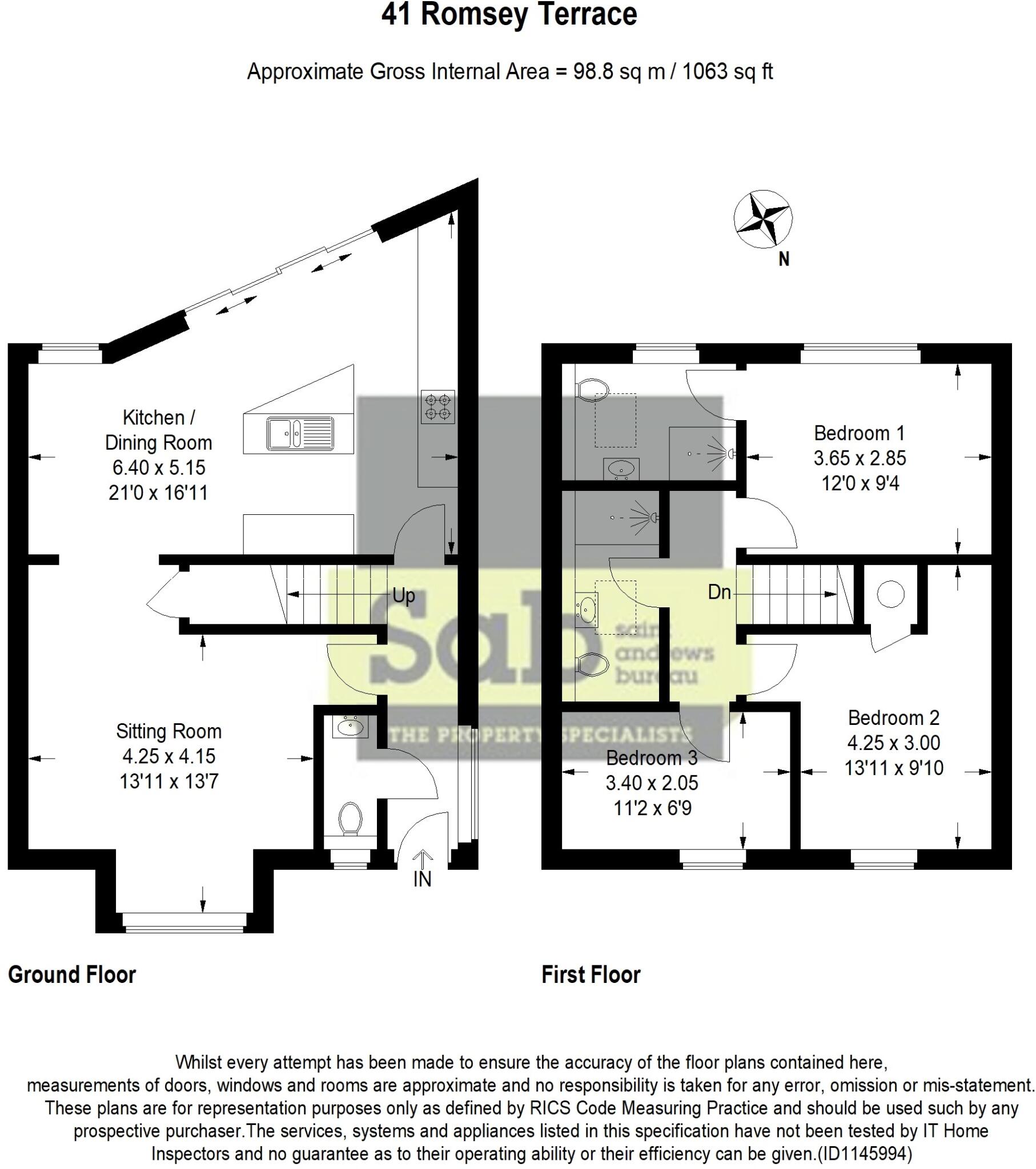 Romsey Terrace, Cambridge floorplan