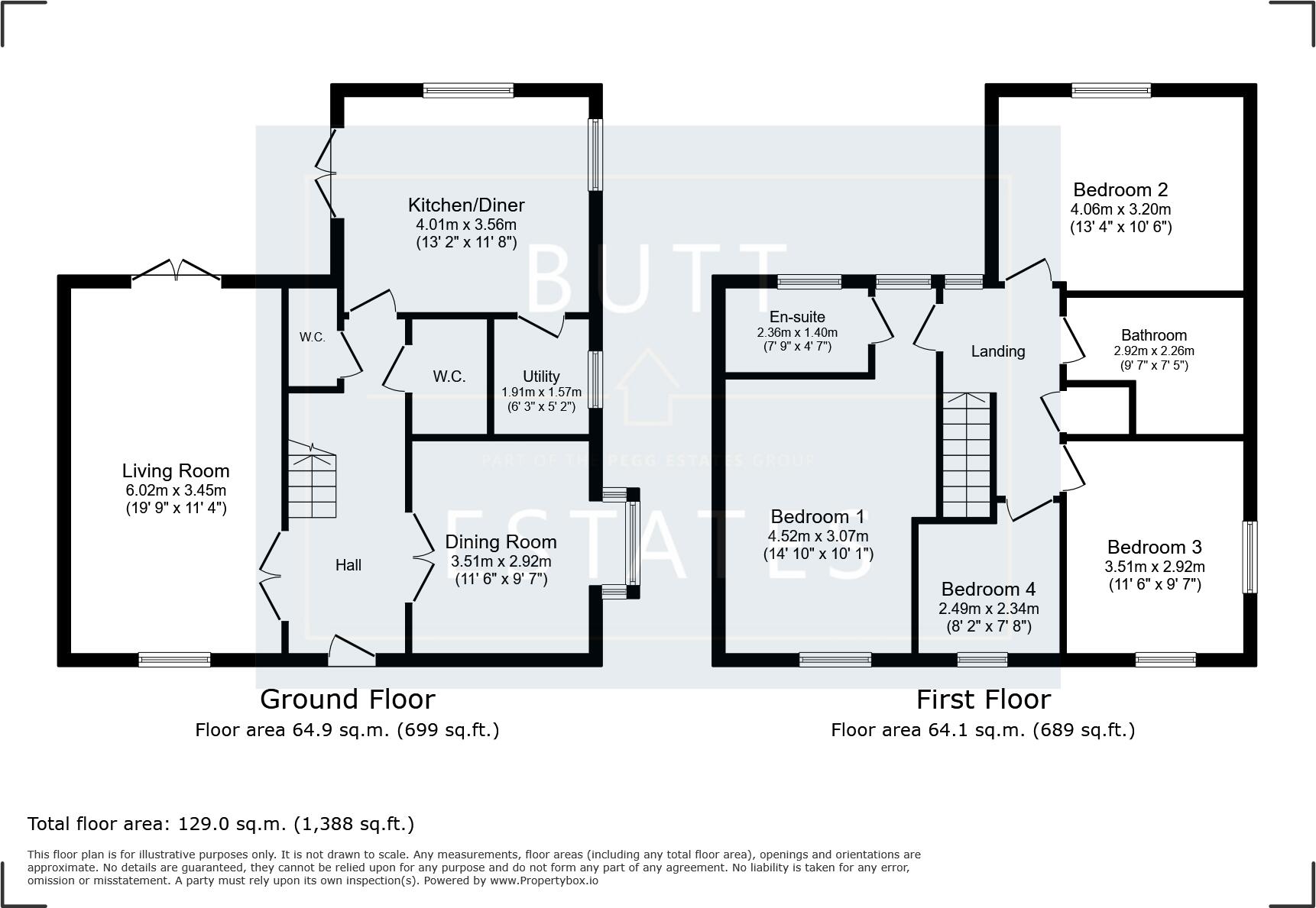 Tithebarn Way, Exeter floorplan