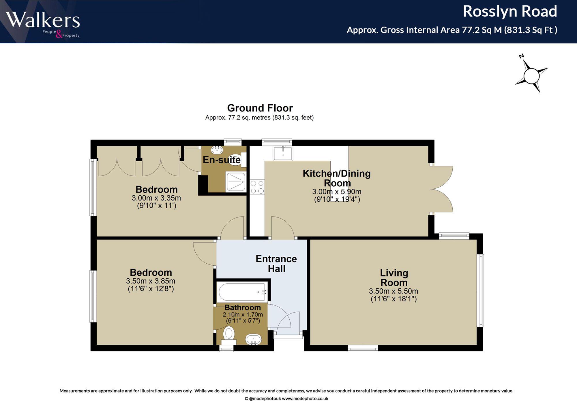 Rosslyn Road, Billericay floorplan